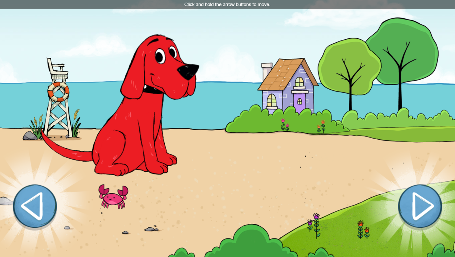 Clifford the Big Red Dog: All Around Birdwell How To Explore Screenshot.