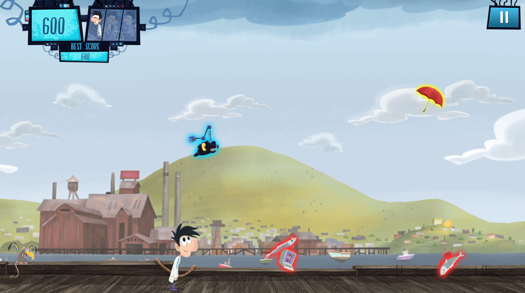 Cloudy with a Chance of Meatballs Its Raining Man Game Screenshot.