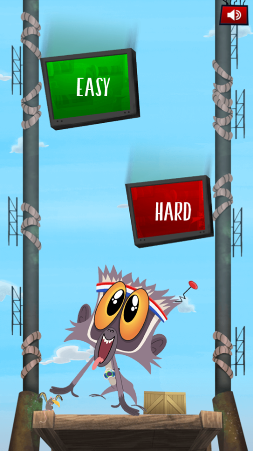 Cloudy With a Chance of Meatballs The Climb Game Difficulty Select Screenshot.