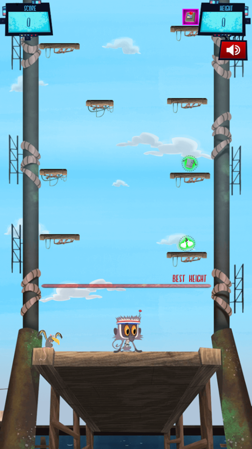 Cloudy With a Chance of Meatballs The Climb Game Start Screenshot.