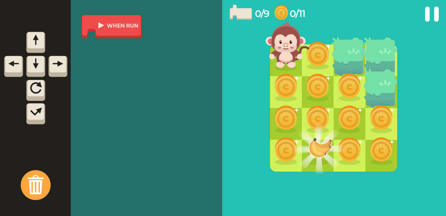 Code Monkey Game Final Level Screenshot.