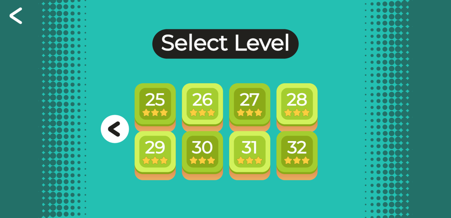 Code Monkey Game Level Select Screen Screenshot.