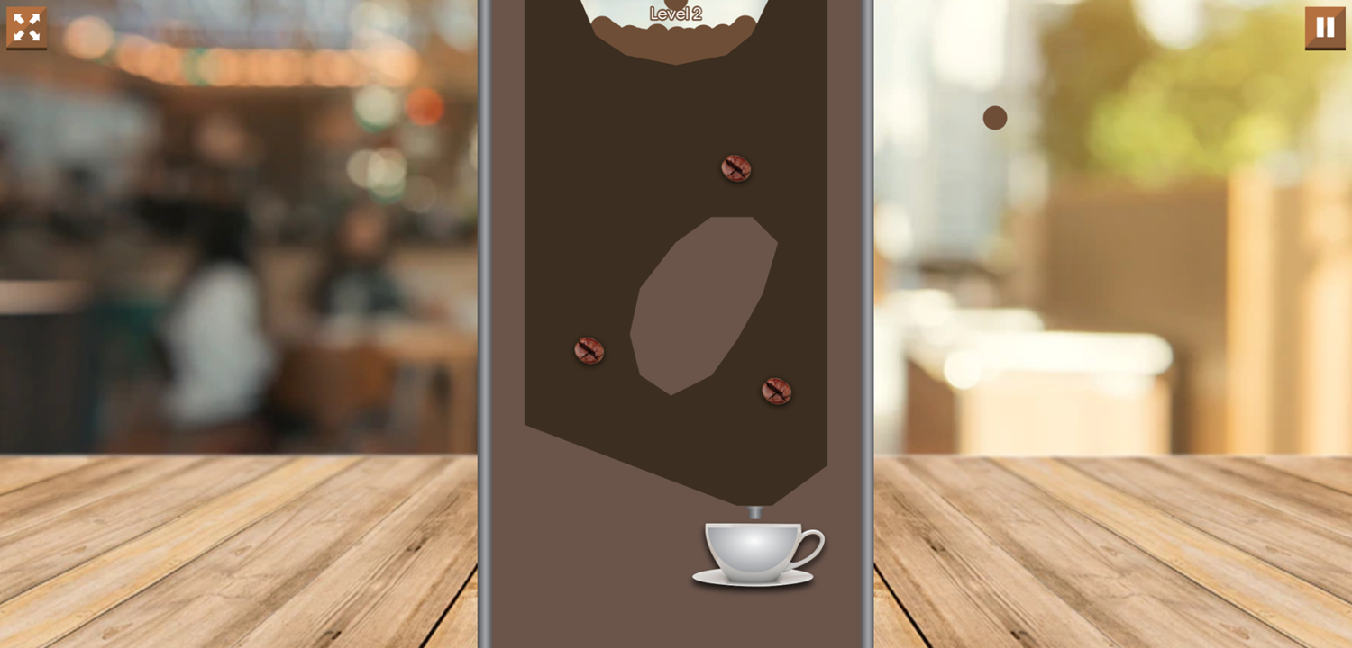 Coffee Drip Game Screenshot.