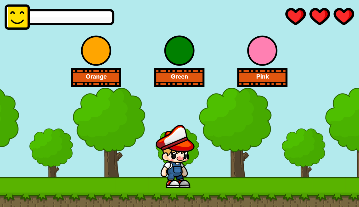 Color Game Start Screenshot.