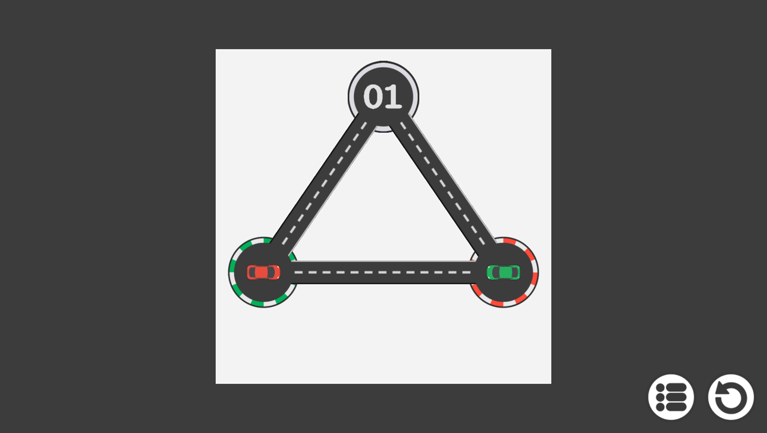 Color Parking Game Level Start Screenshot.