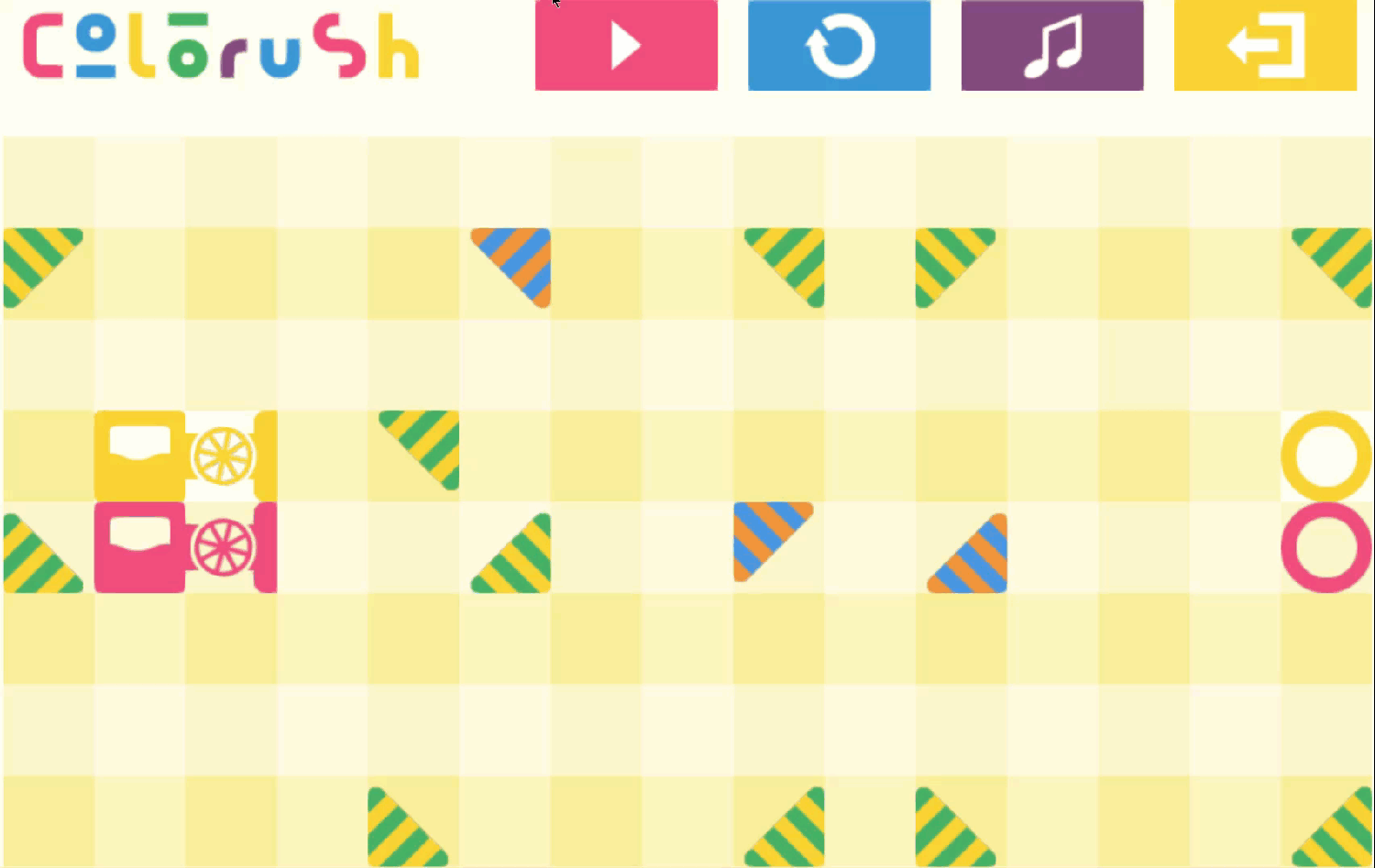Colorush Game Level 11 Screenshot.