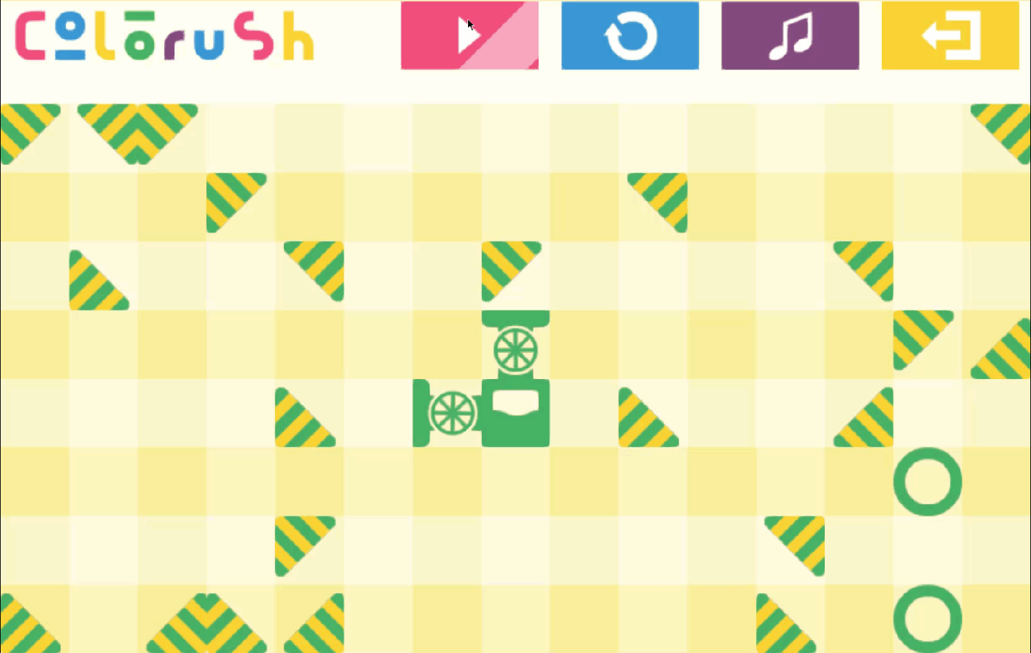 Colorush Game Level 14 Screenshot.