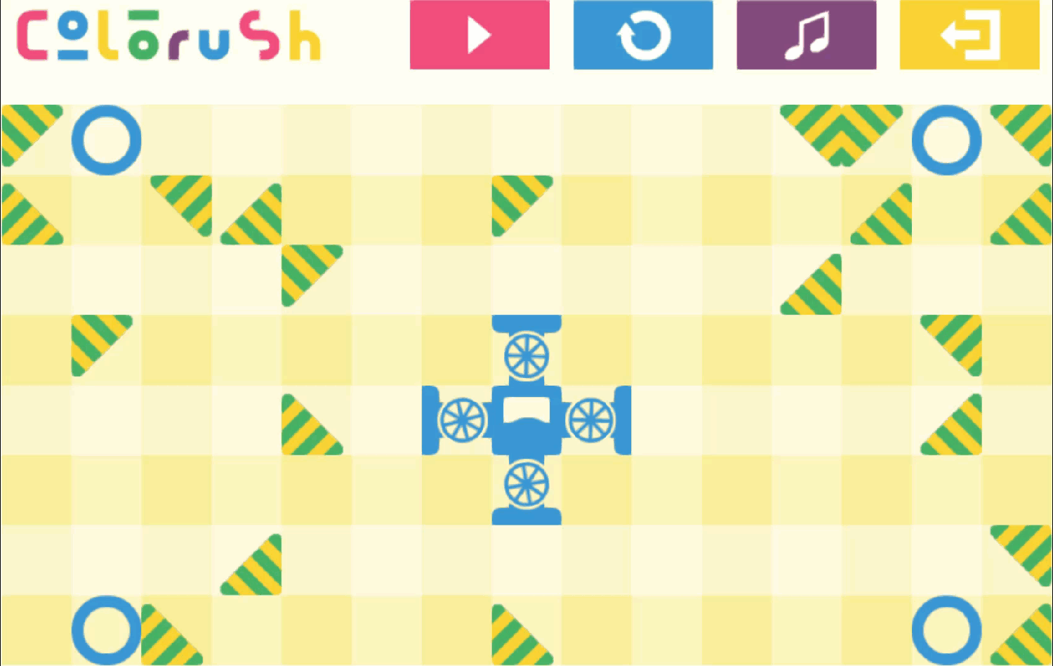 Colorush Game Level 15 Screenshot.