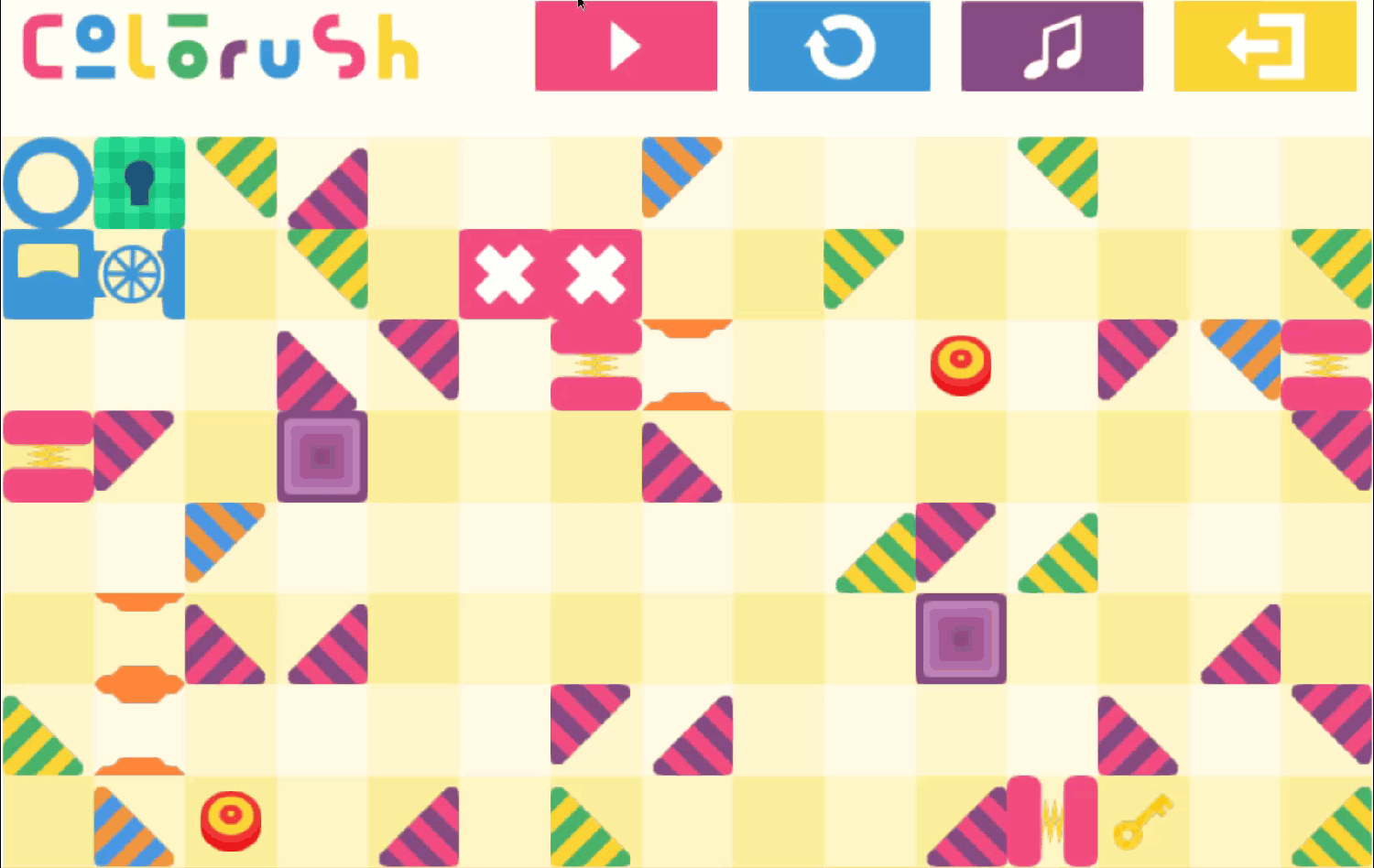 Colorush Game Level 32 Screenshot.