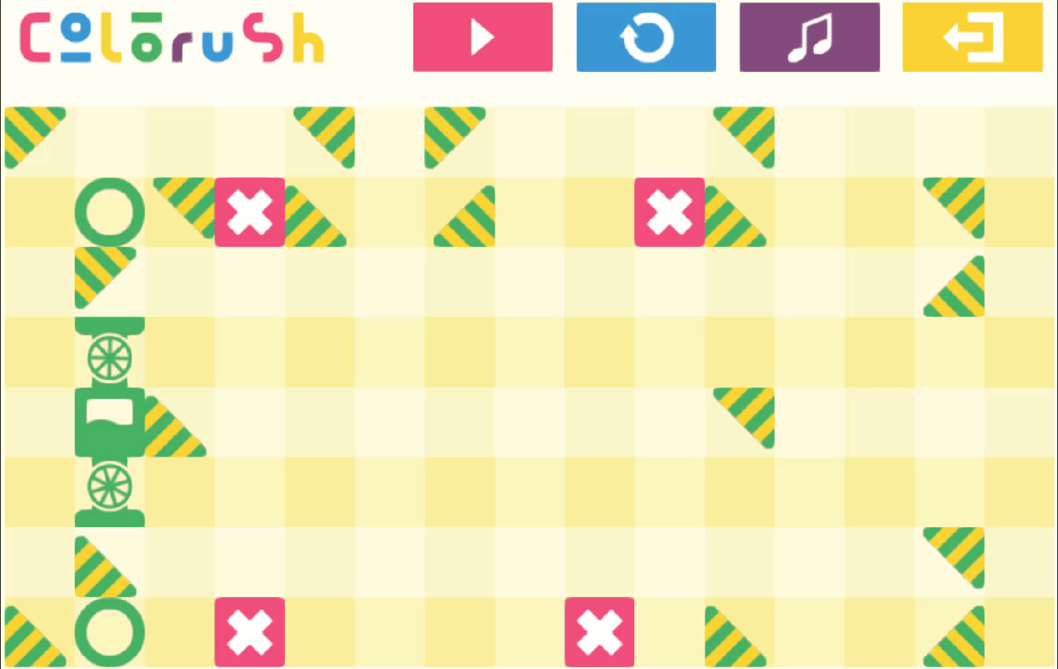 Colorush Game Level 7 Screenshot.