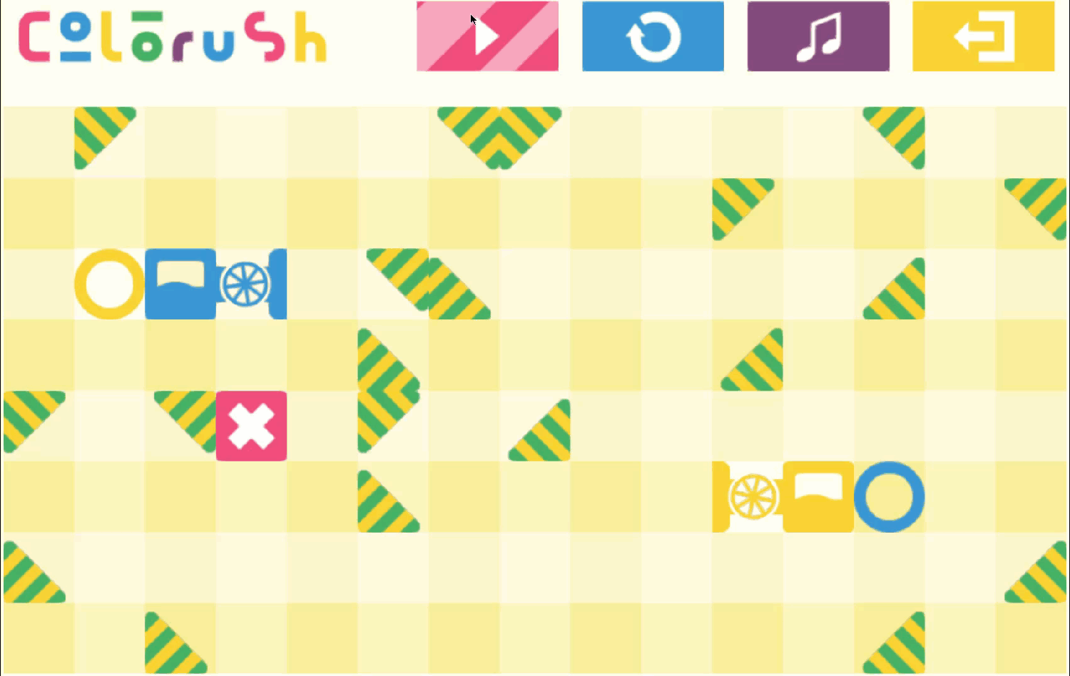 Colorush Game Level 8 Screenshot.