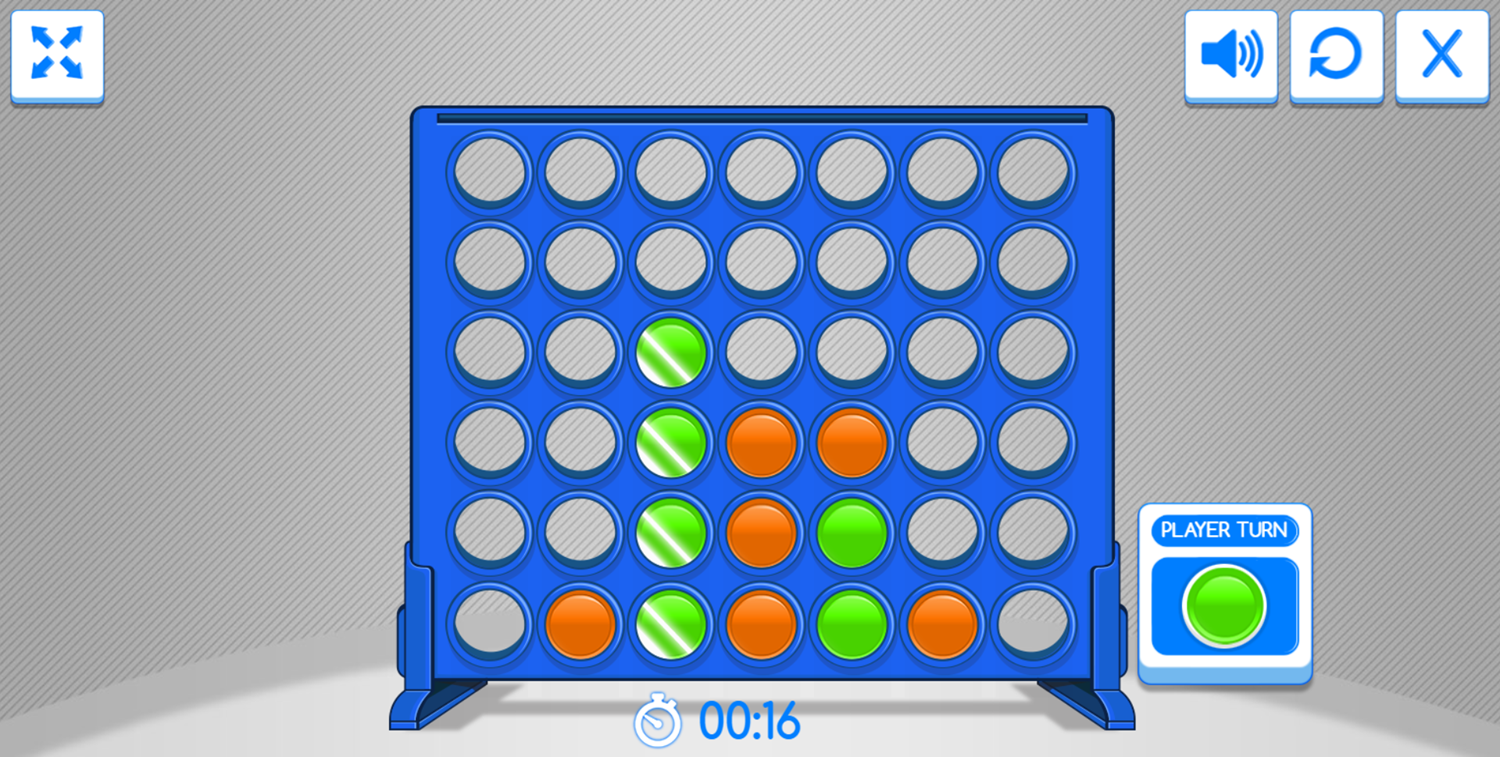 Connect 4 Game Match Screenshot.