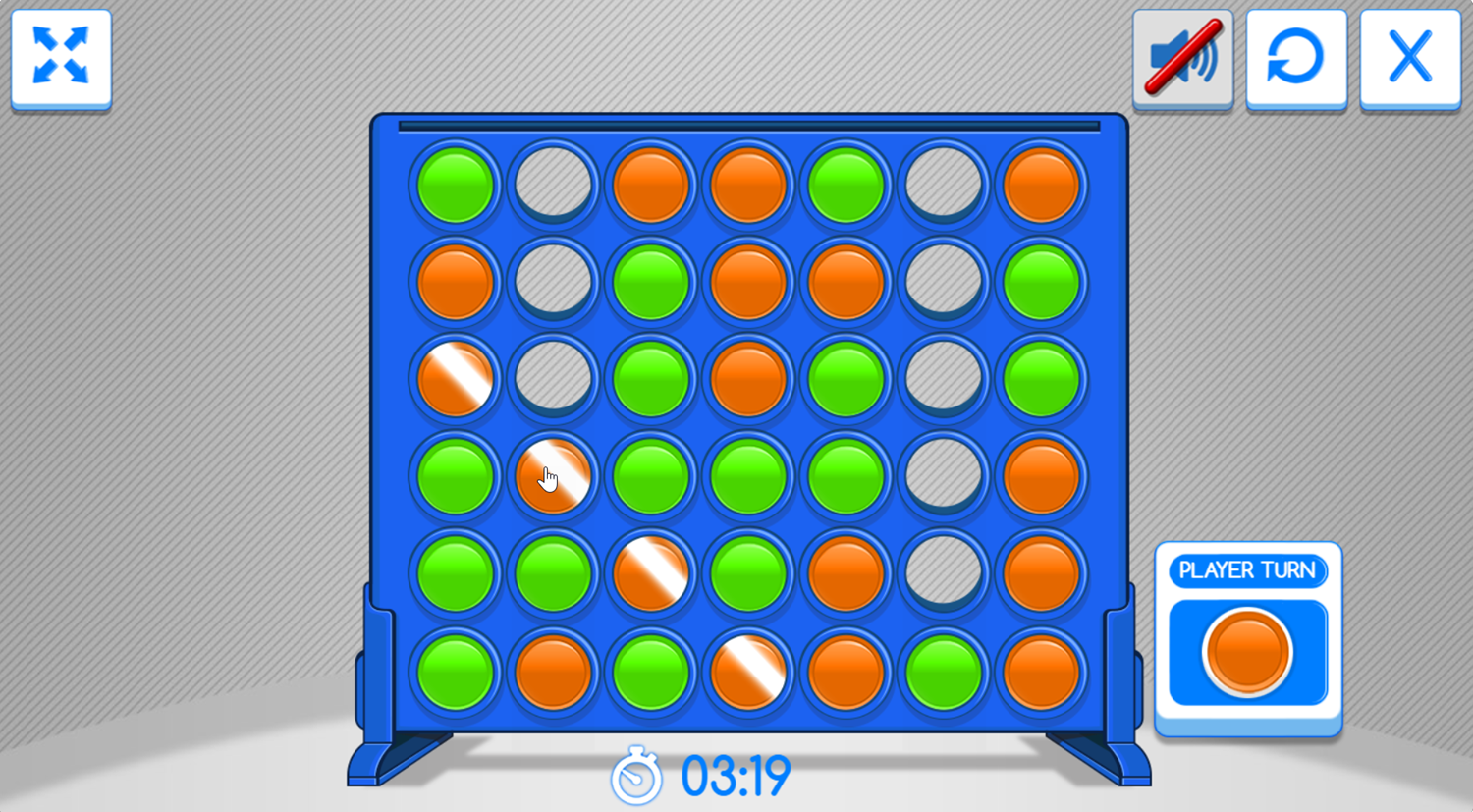 Connect 4 Game You Win Screenshot.