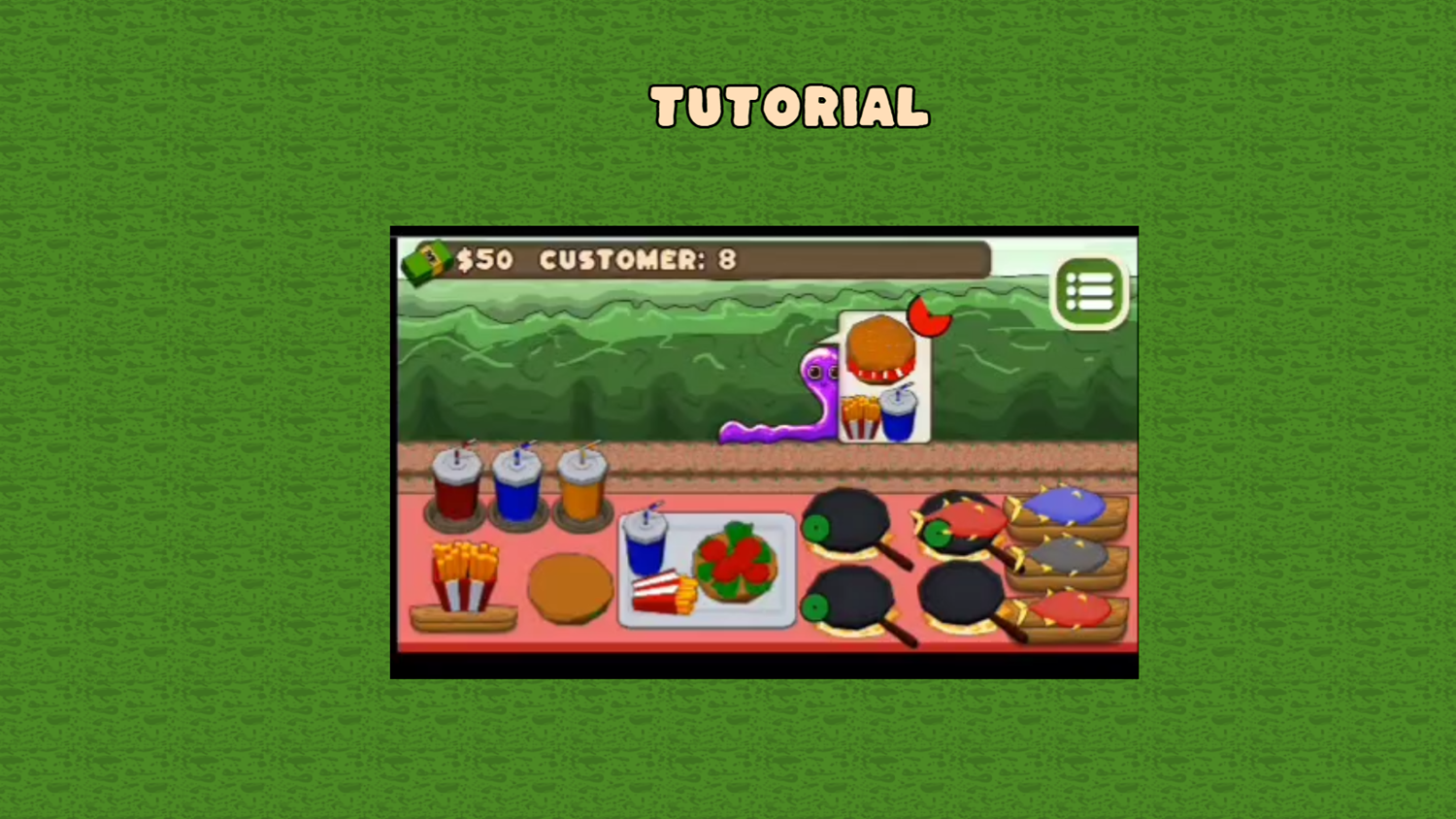 Cooking Truck Restaurant Game Tutorial Screenshot.