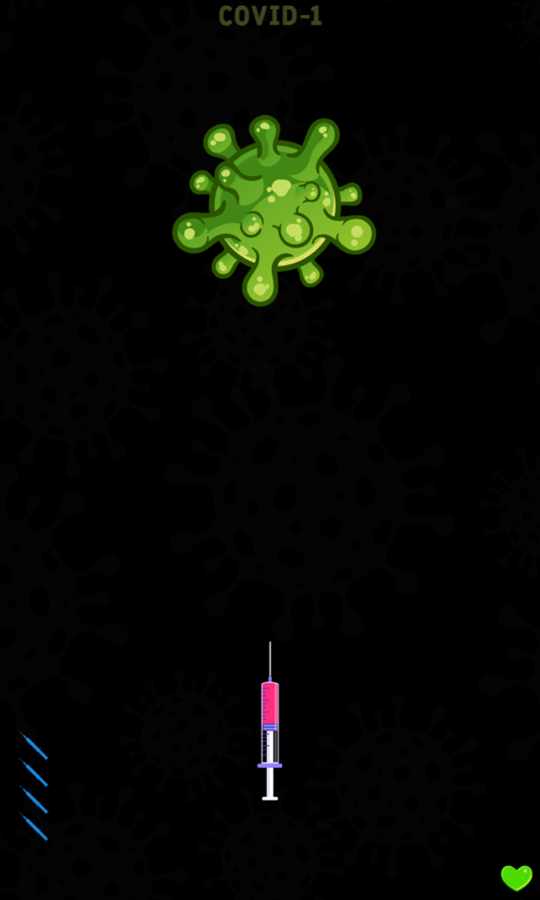 Corona Vaccine Game Start Screenshot.