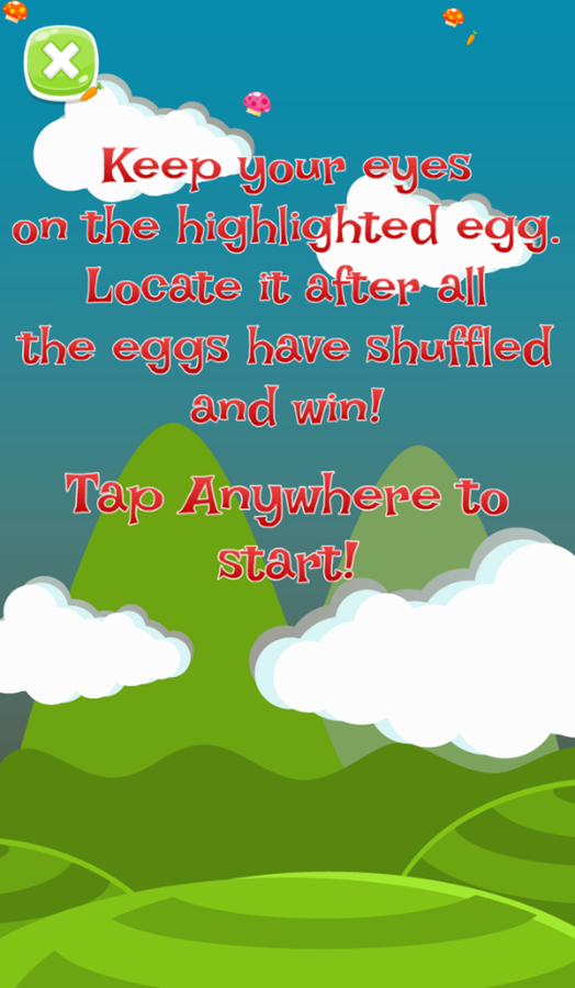 Crazy Eggs Game How To Play Screenshot.