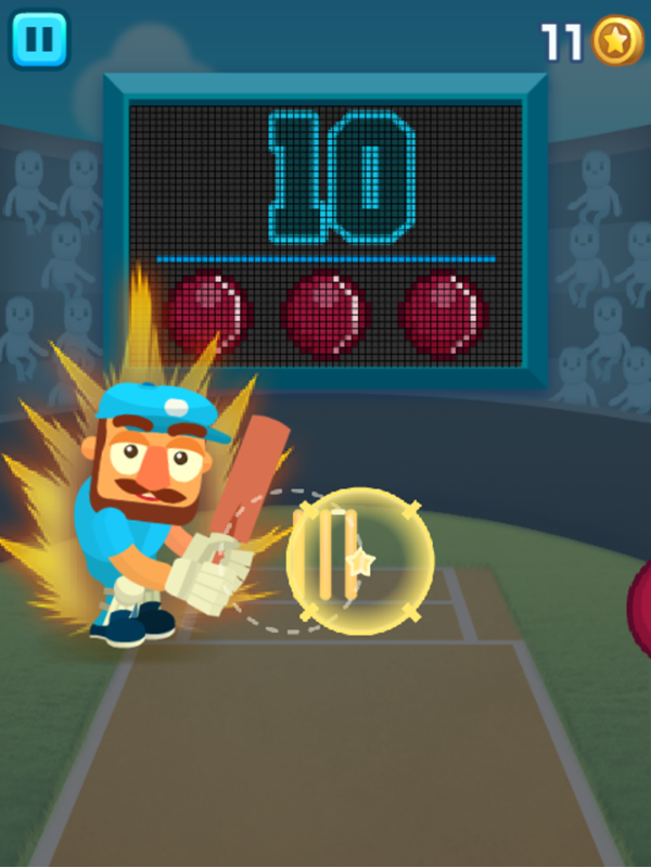 Cricket Hero Hot Batter Screenshot.