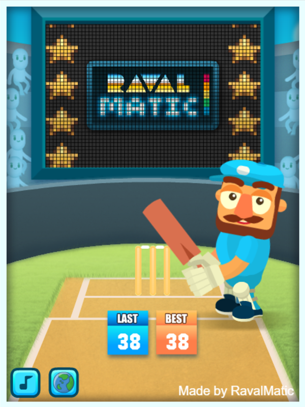 Cricket Hero Welcome Screen Screenshot.