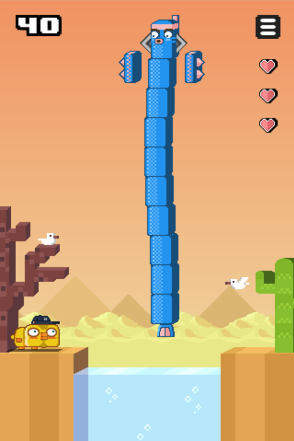 Crossy Cat Game Second Boss Battle Screenshot.