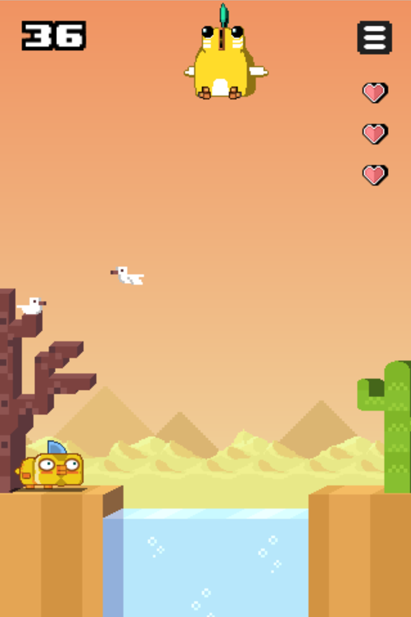 Crossy Cat Game Third Boss Battle Screenshot.