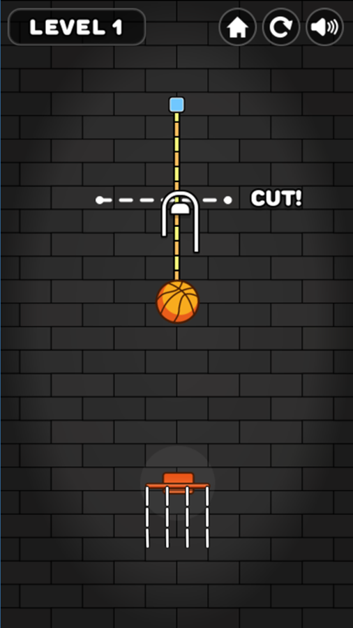 Cut and Dunk Game Screenshot.