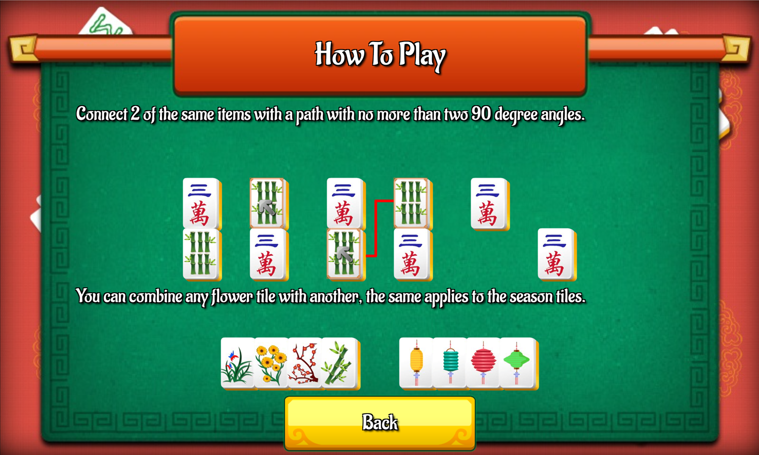 Daily Mahjong Mahjong Connect How to Play Screen Screenshot.
