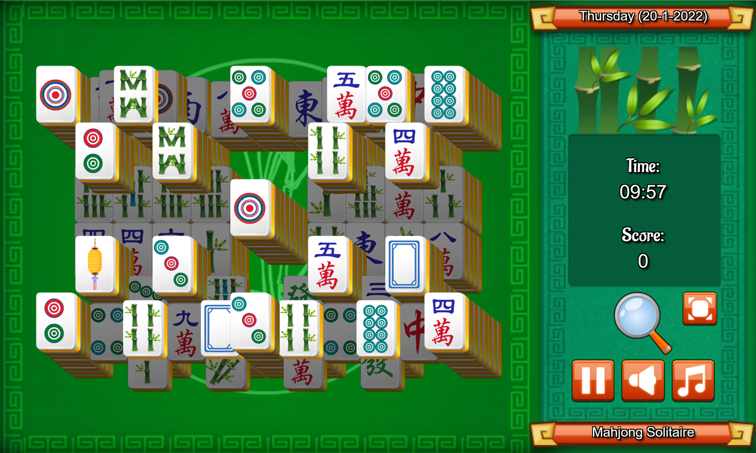 Daily Mahjong Mahjong Solitaire Screenshot.