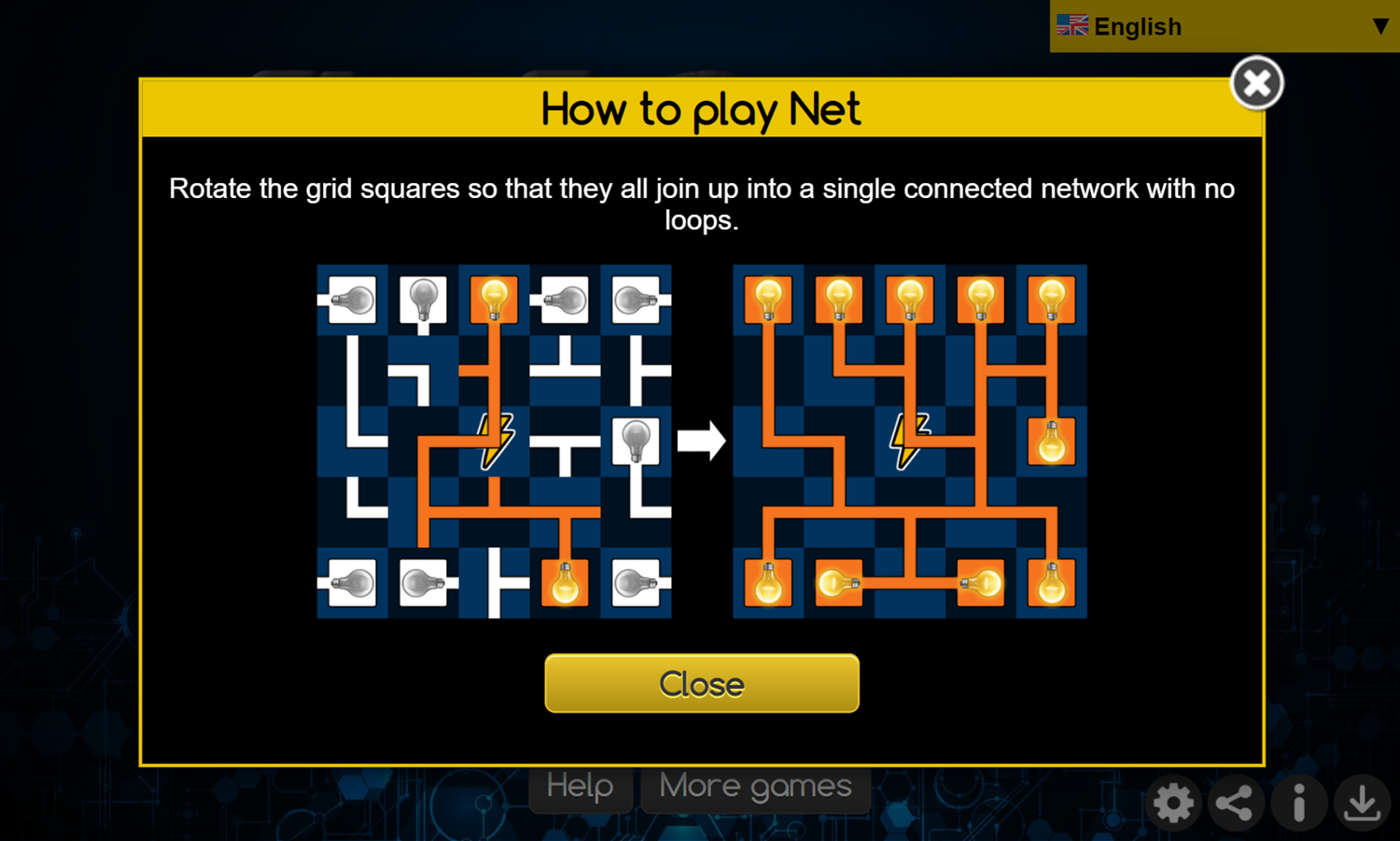 Daily Net Game How To Play Screenshot.