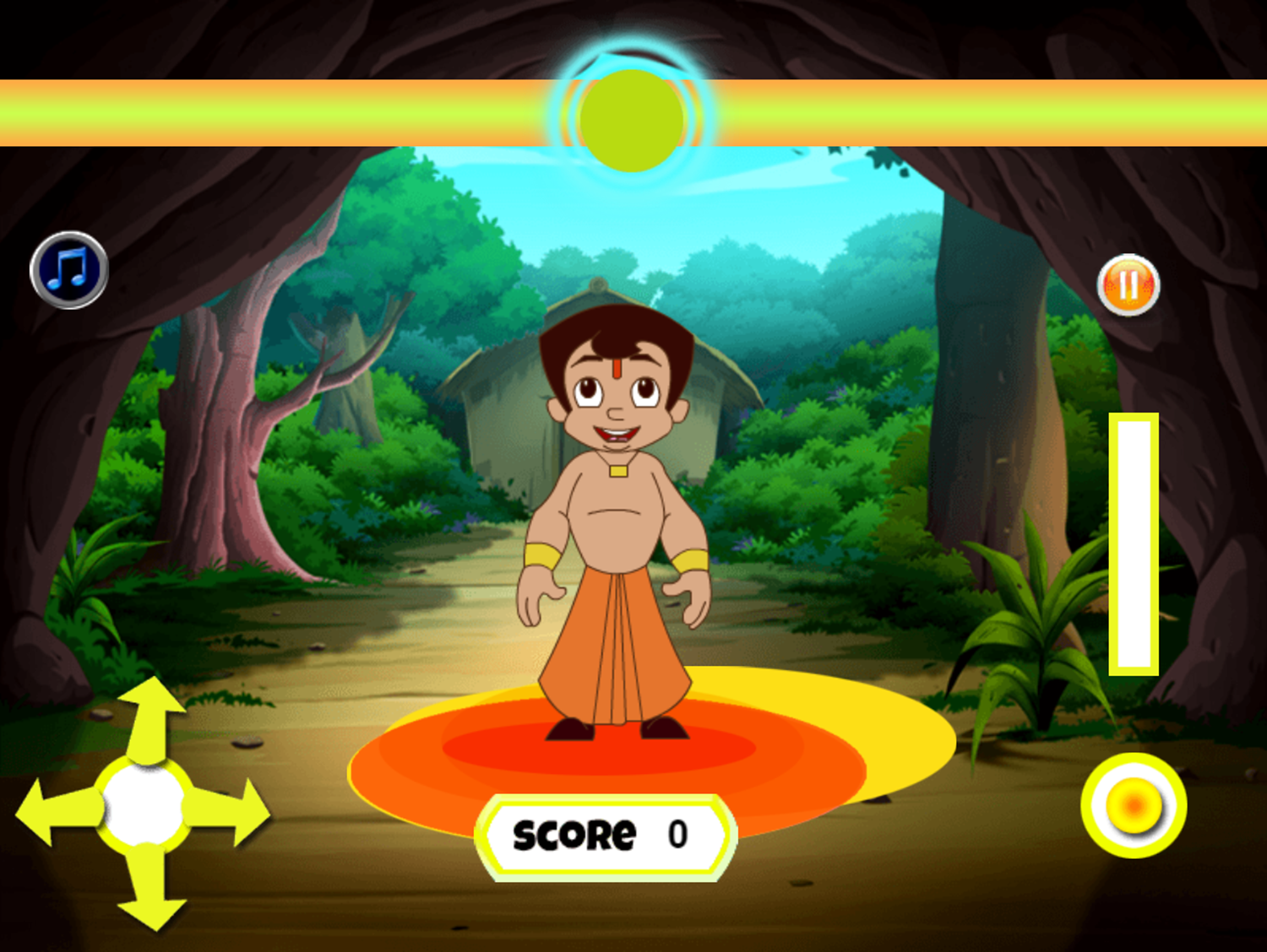 Dance Chhota Bheem Dance Game Start Screenshot.