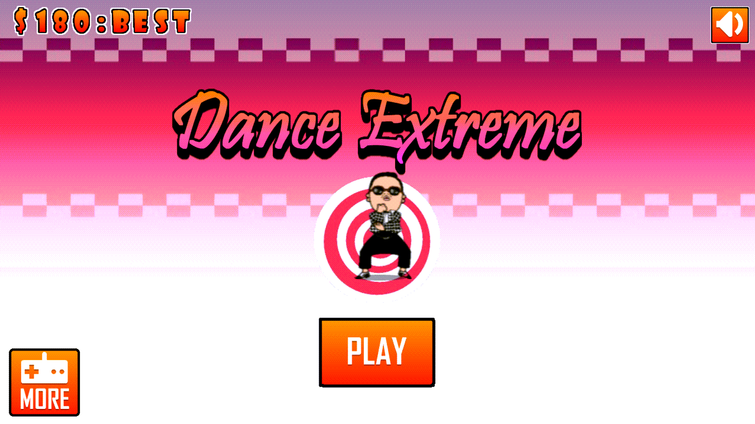 Dance Extreme Welcome Screen Screenshot.