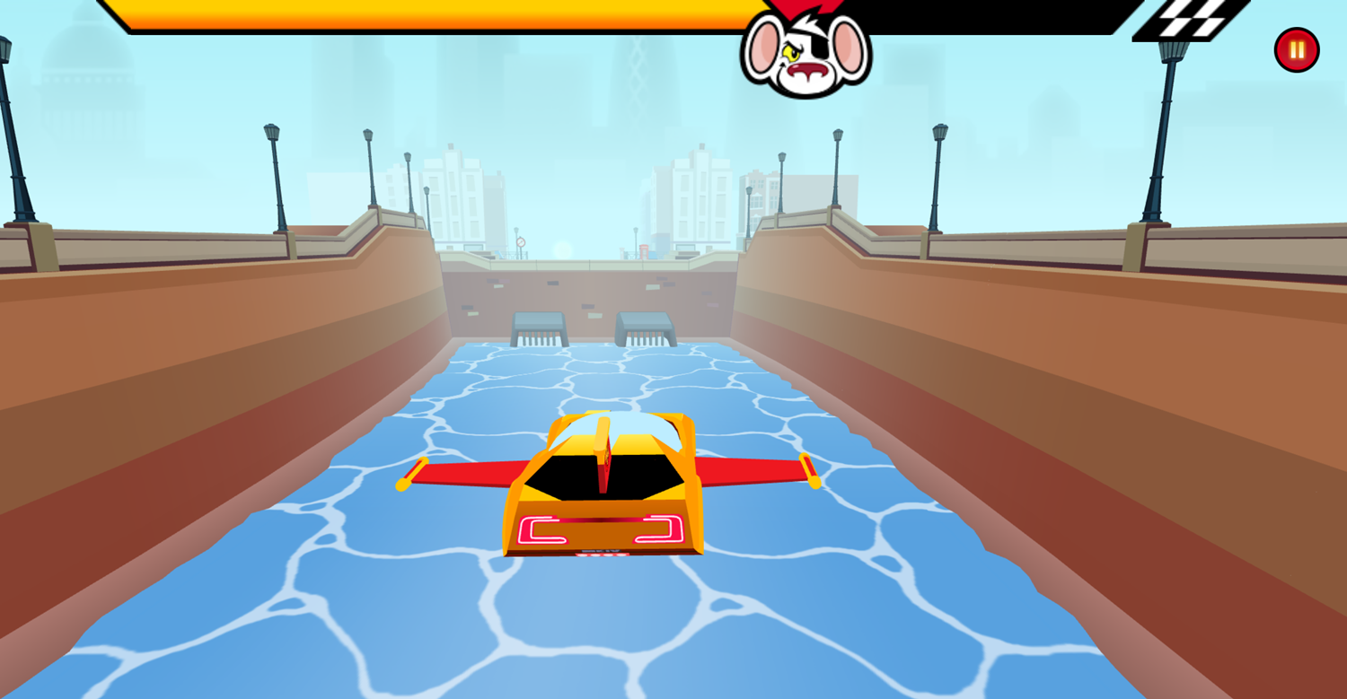 🕹️ Play Danger Mouse Full Speed Extreme Turbo Racing Game Free Online