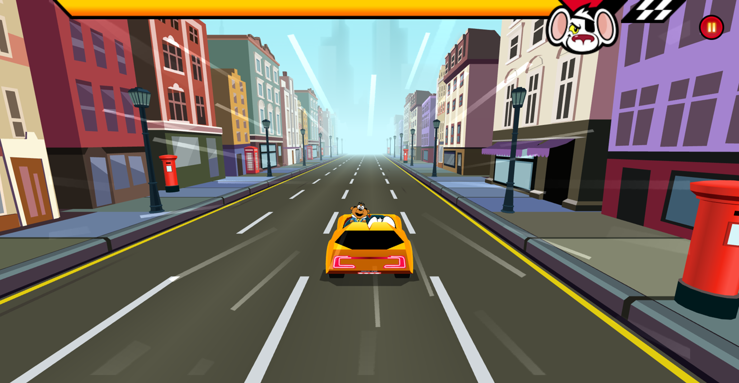 Danger Mouse Full Speed Game Screenshot.