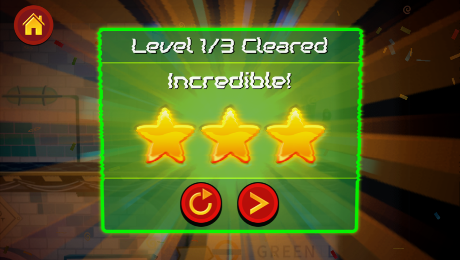 Danger Mouse Level Cleared Screenshot.