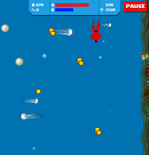 Dangerous Danny Game Progress Screenshot.