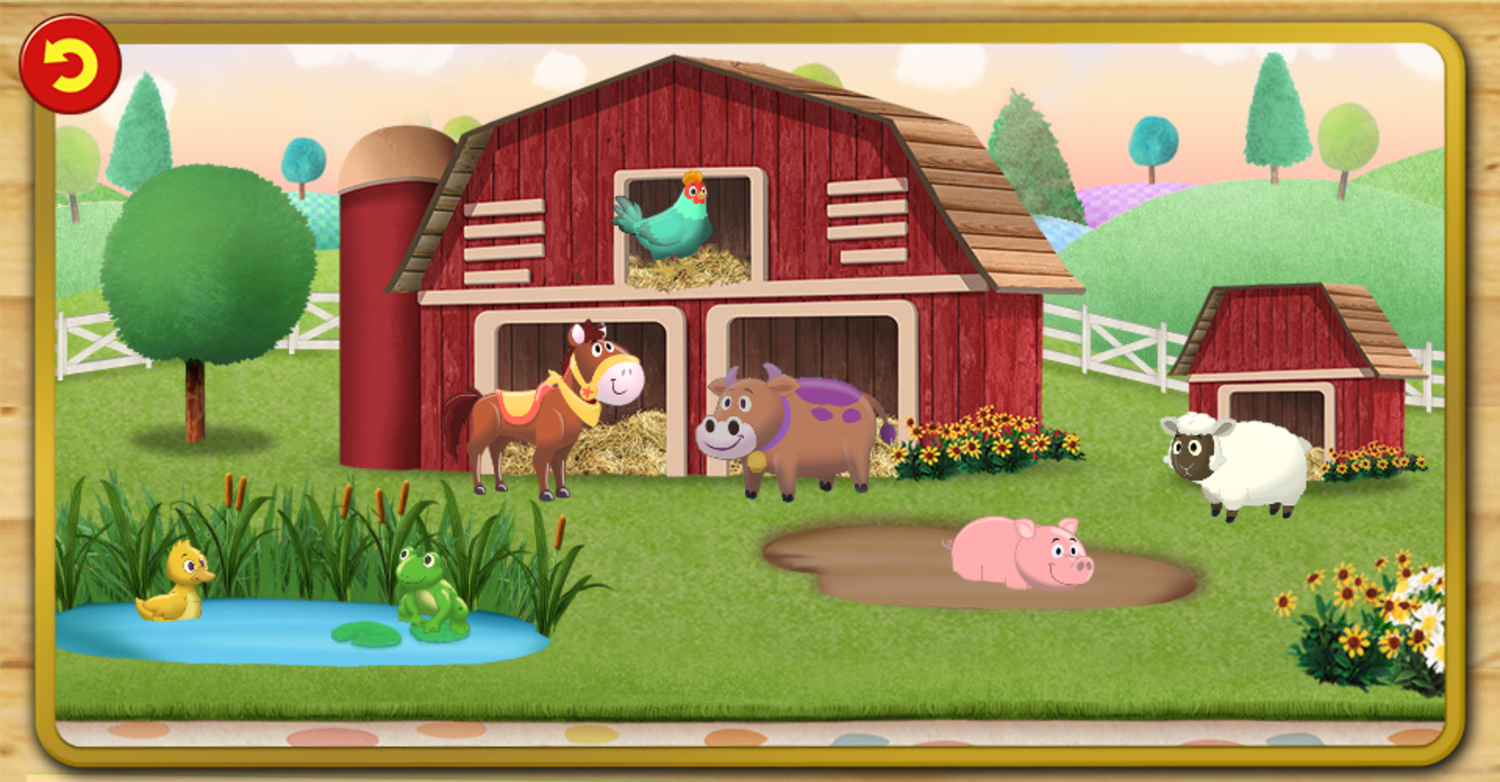 Daniel Tiger's Neighborhood Barnyard Match Game Level Complete Screenshot.