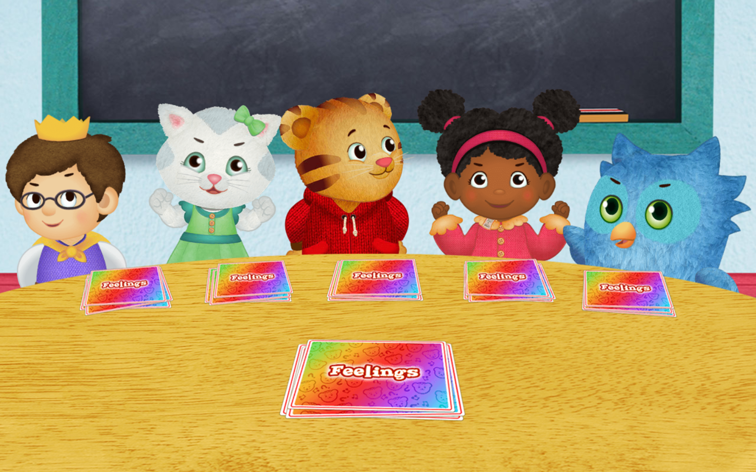 Daniel Tiger's Neighborhood Guess the Feeling Game Brave Pose Screenshot.