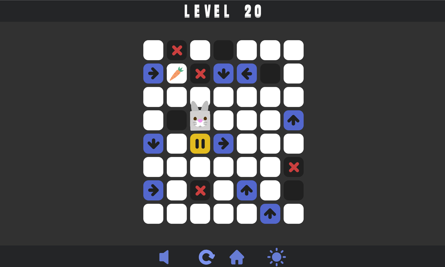 Dasshu Box Game Dark Mode Screenshot.