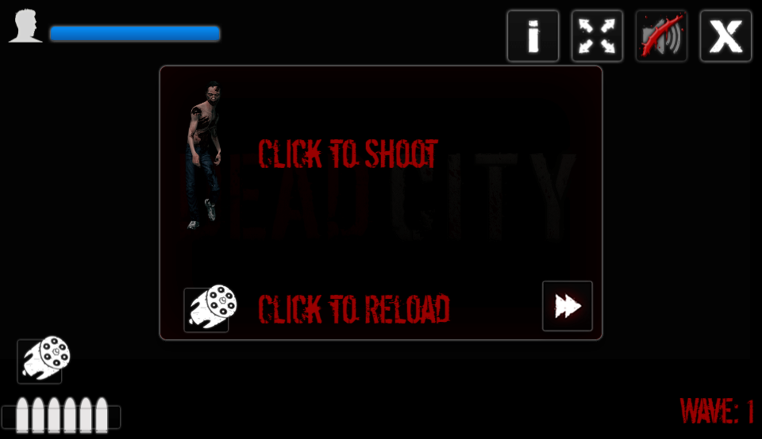 Dead City Game How To Play Screenshot.
