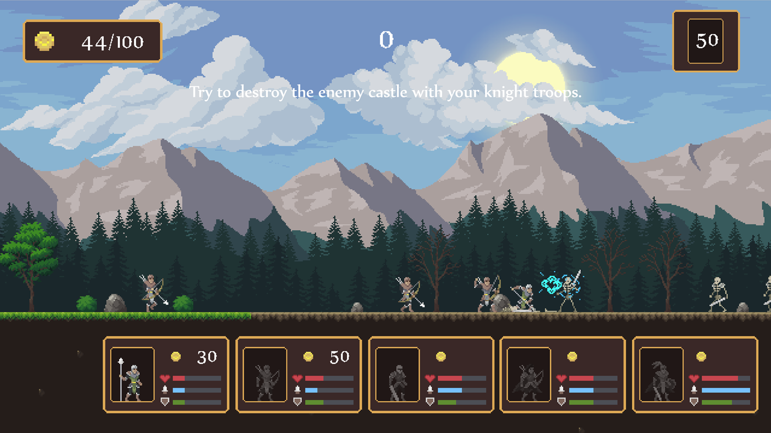 Defense of the Kingdom Game Fighting Screenshot.