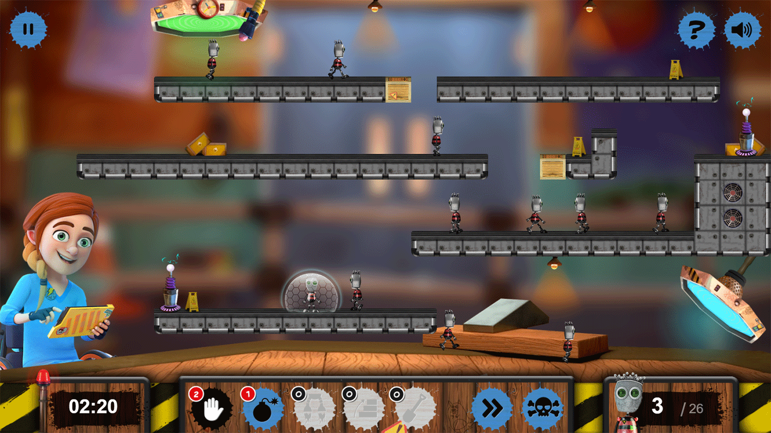 Dennis & Gnasher Clone Ranger Game Play Screenshot.