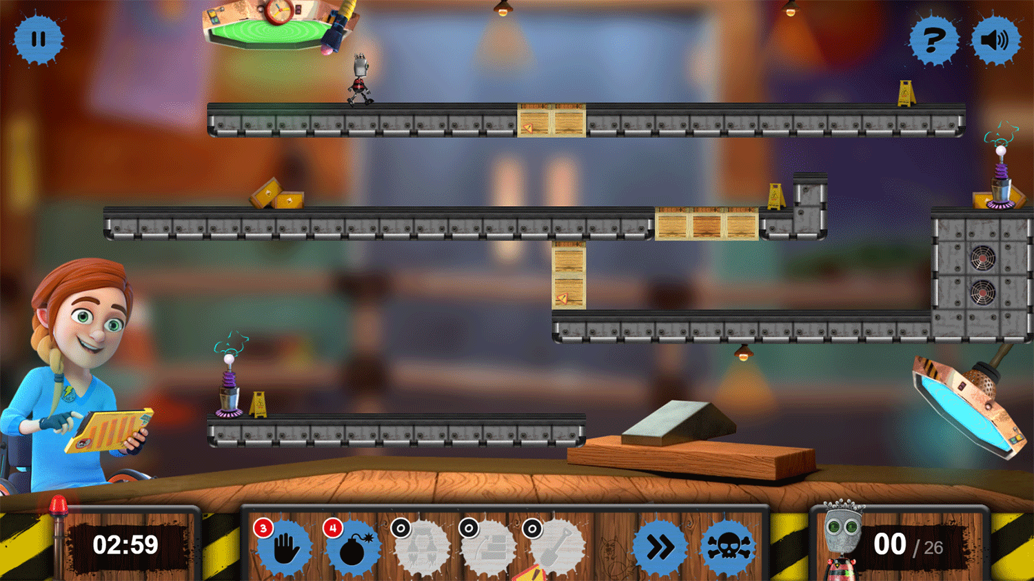 Dennis & Gnasher Clone Ranger Game Start Screenshot.