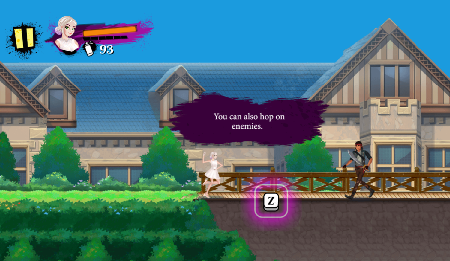 Descendants 2 Mal vs Uma Game Play Tips Screenshot.