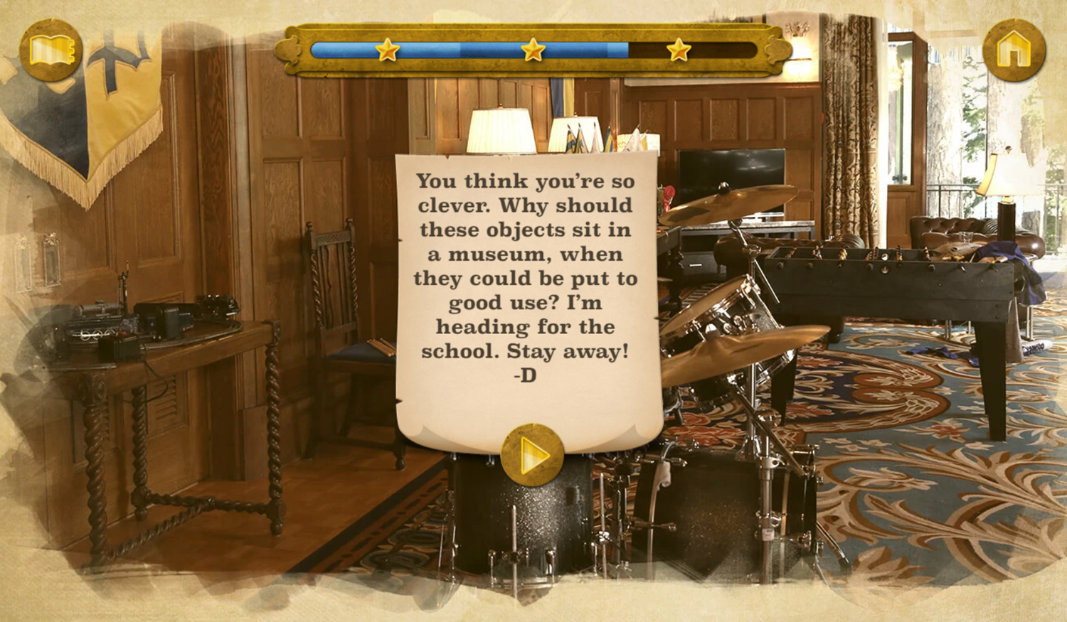Descendants Hidden Mystery Map Game Stage Complete Screenshot.