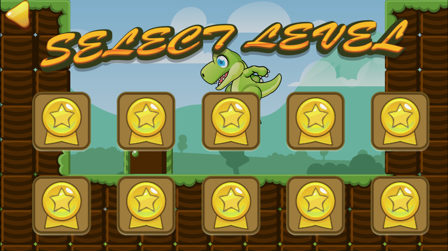 Dino Bros Select Level Complete Screenshot.