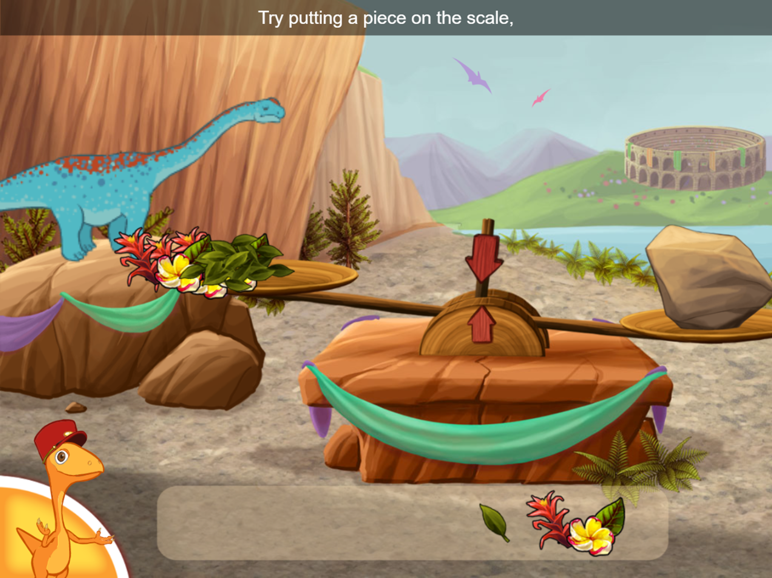 Dinosaur Train Chow Time Game Dinosaur Underfed Screenshot.
