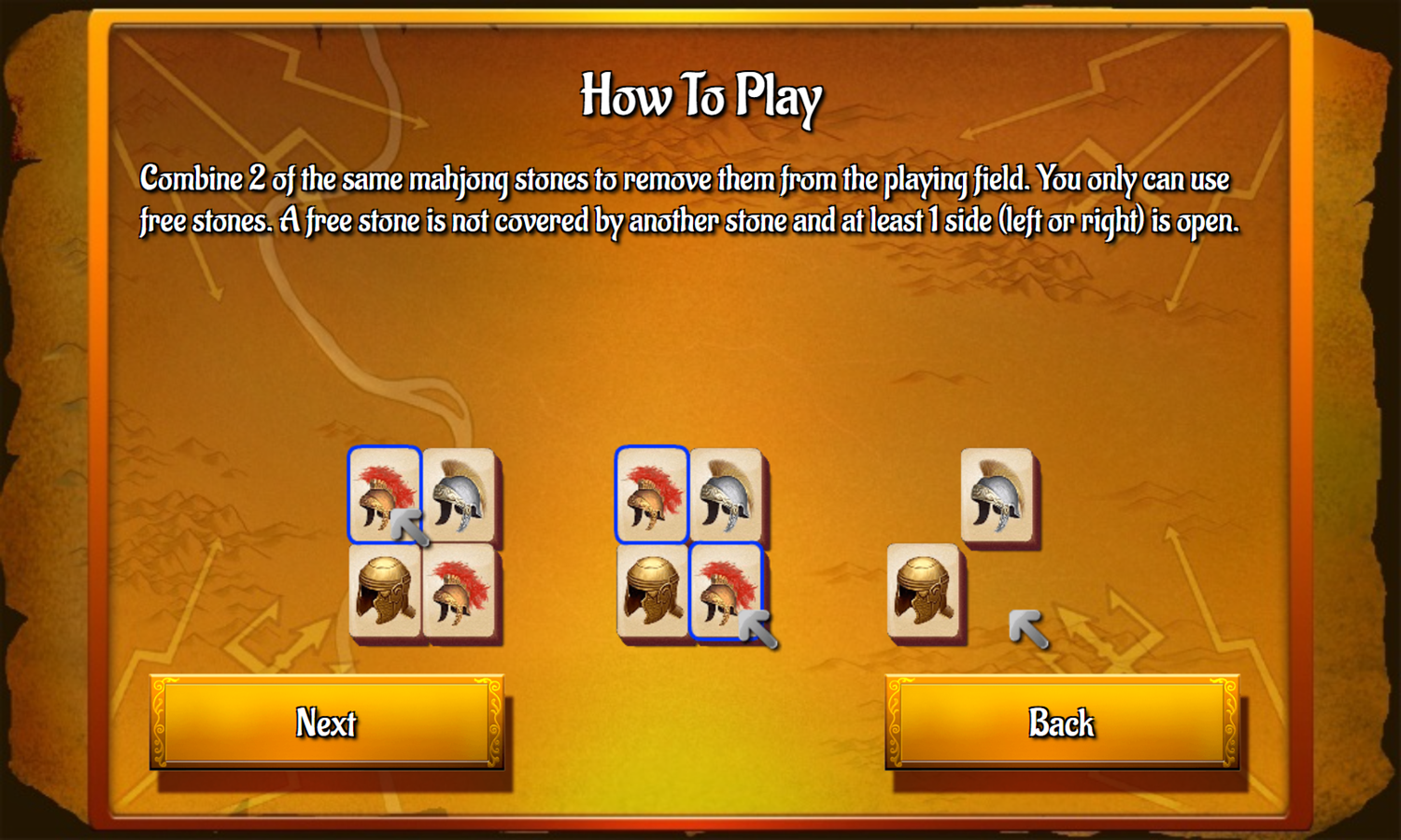 Discover Ancient Rome Game How To Play Screenshot.