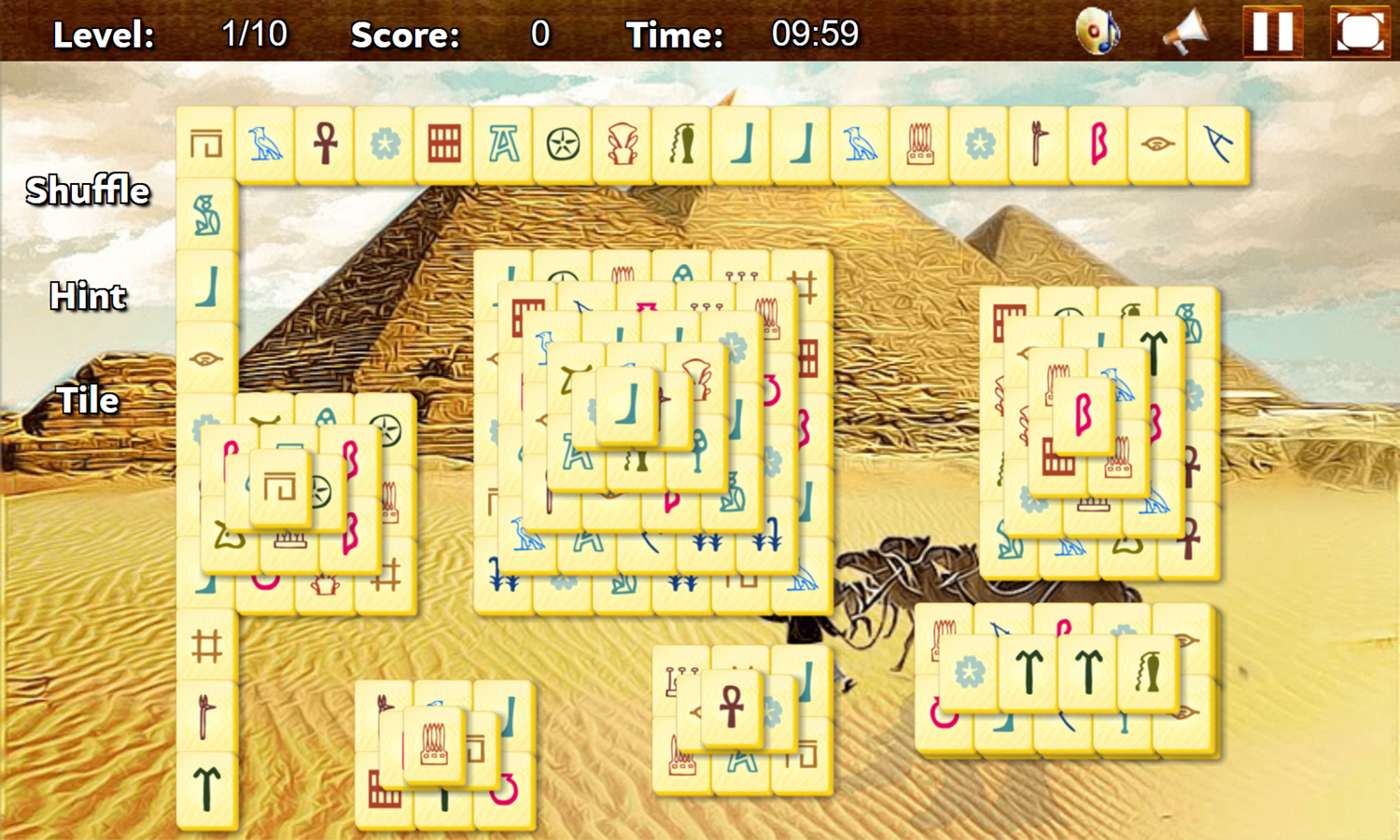 Discover Egypt Game Stage Start Screenshot.