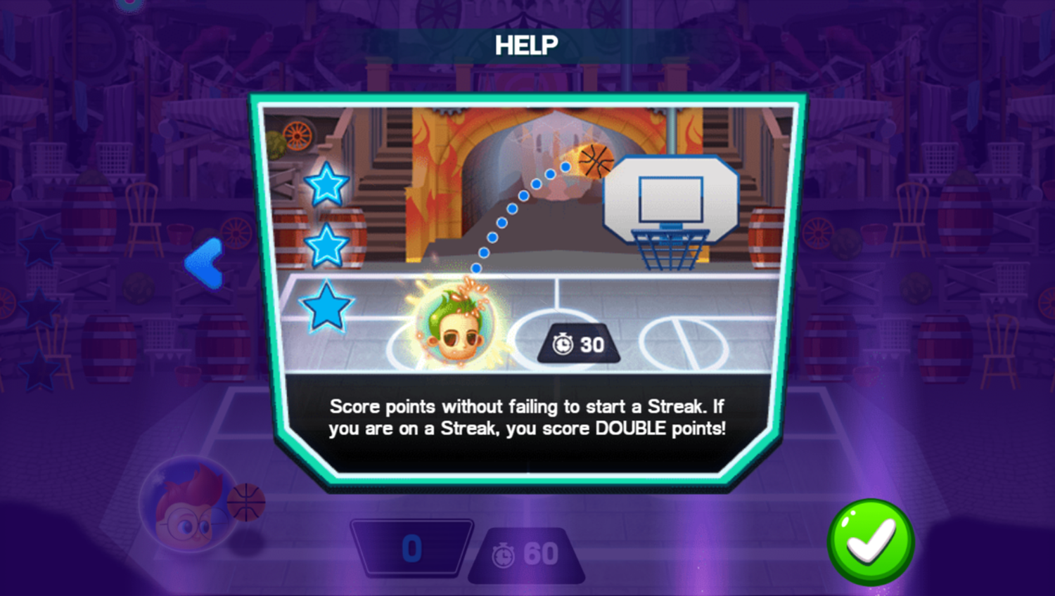 Disney Bounce Game Basketball Play Tips Screenshot.