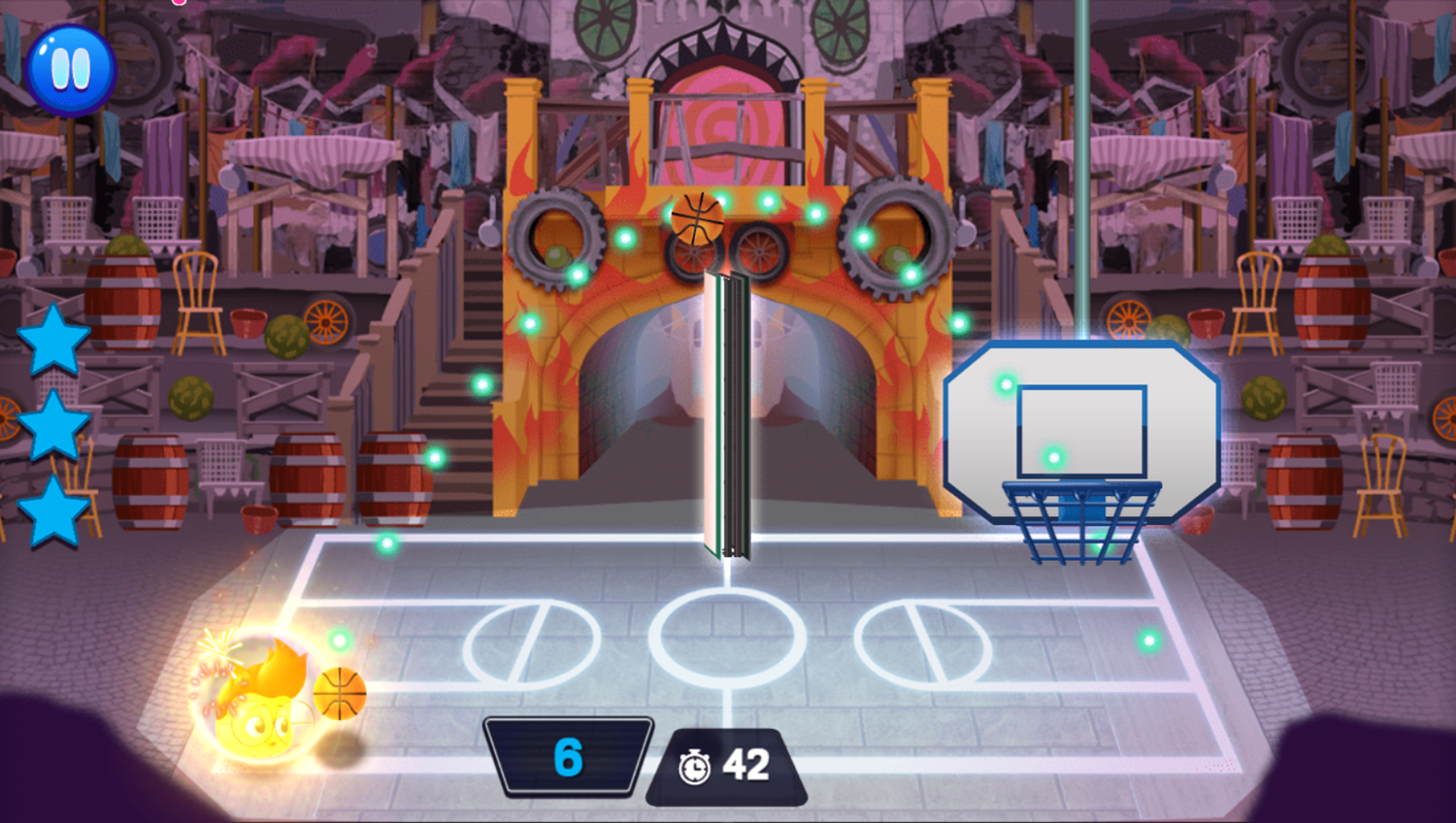Disney Bounce Game Basketball Screenshot.