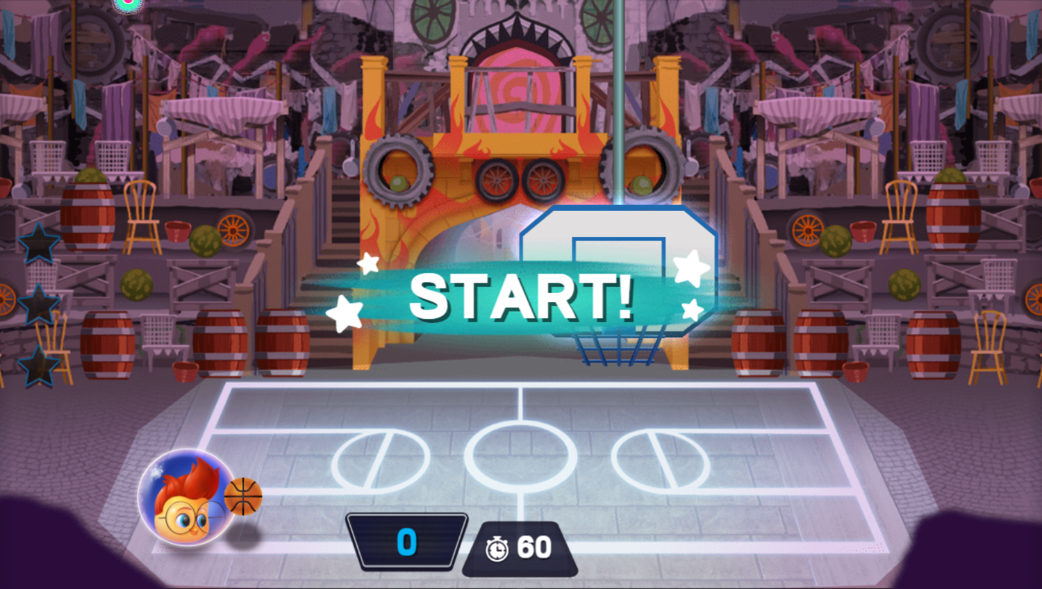 Disney Bounce Game Basketball Screenshot.